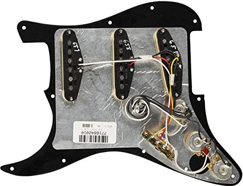 Fender Tex Mex Prewired Stratocaster Pickguard - 3-ply Black
